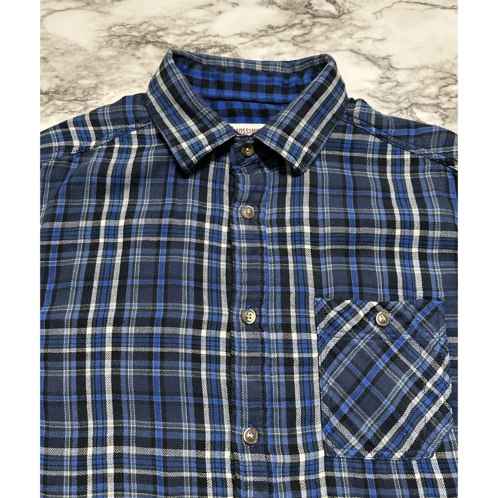 Mossimo Supply Co Flannel Men's Shirt Size M Multicolor Plaid Button Up Cotton - Picture 2 of 8